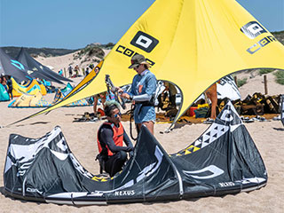 beginner kiter bodydrag